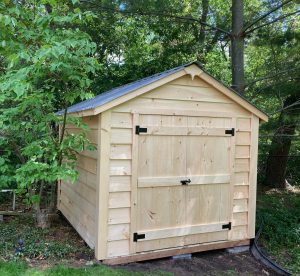 Low gable shed