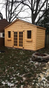 high gable shed
