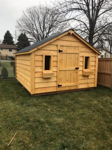 Low gable shed