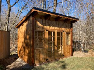 Lean-to shed