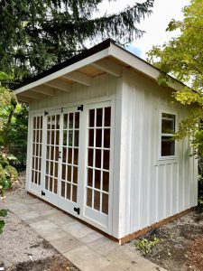 Lean-to studio shed